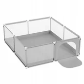 Łóżeczka i kojce - KOJEC DLA DZIECKA NIEMOWLĄT BEZPIECZNY Duży Dziecięcy 180x200cm Tulano - miniaturka - grafika 1