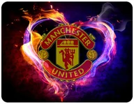 Podkładki pod mysz - PODKŁADKA POD MYSZKĘ MAN UNITED Z IMIENIEM 23x19CM DO LAPTOPA - miniaturka - grafika 1
