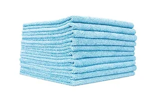 The Rag Company (10 sztuk bez krawędzi 300 16 x 16 ręczników frotte z mikrofibry, jasnoniebieski - Akcesoria do mycia samochodu - miniaturka - grafika 1