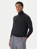 Swetry męskie - Kappa Golf 6005650 Szary Regular Fit - miniaturka - grafika 1