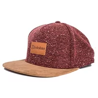 Czapki damskie - Blackskies Obsidian Snapback Cap czarna bordowa brązowa szara zamsz unisex czapka bejsbolowa wełna, Obsydian - czerwone wino - brązowy, jeden rozmiar - miniaturka - grafika 1