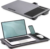 Części i akcesoria do laptopów - Alogy Stolik pod laptopa Podstawka uchwyt na telefon podkładka pod mysz do łóżka Alogy przenośne biurko z poduszkami - miniaturka - grafika 1