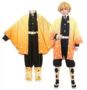 Kostium Anime Cosplay Zenitsu Agatsuma 152/158 - Stroje karnawałowe - miniaturka - grafika 1