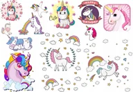 Zabawki kreatywne - TATUAŻE ZMYWALNE DLA DZIECI JEDNOROŻEC SMOKA DUŻO WZORÓW - miniaturka - grafika 1