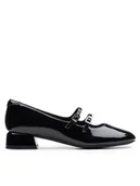 Baleriny - Clarks Baleriny Daiss 30 Shine 26174712 Czarny - miniaturka - grafika 1