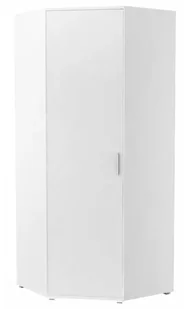 Szafa biała narożna do sypialni P1-W66 - Szafy Szafa biała narożna do sypialni P1-W66 - Szafy - miniaturka - grafika 1