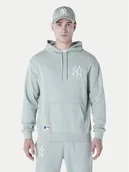 Bluzy męskie - New Era Bluza New York Yankees MLB League 60596175 Zielony Regular Fit - miniaturka - grafika 1