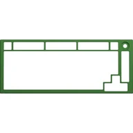 Gadżety dla graczy - Ramka GLORIOUS PC GMMK Pro Zielony - miniaturka - grafika 1