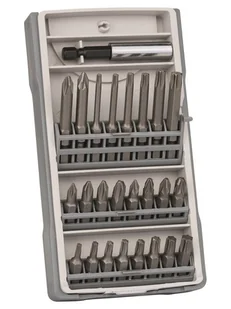 Bosch 25-częściowy zestaw końcówek wkręcających PH1; PH2; PH3; PZ1; PZ2; PZ3; T1 - Wkręty - miniaturka - grafika 6