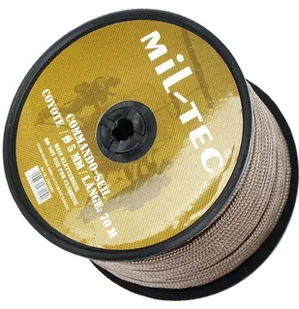 Mil-Tec Lina Uniwersalna Commando 5mm Coyote [na metry] - Coyote - Sprzęt wspinaczkowy - miniaturka - grafika 1