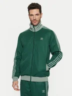 Bluzy męskie - adidas Bluza adicolor Classics Beckenbauer JP2520 Zielony Slim Fit - miniaturka - grafika 1