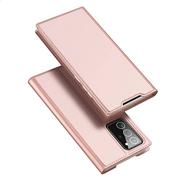 Etui i futerały do telefonów - Dux Ducis Skin Pro kabura etui pokrowiec z klapką Samsung Galaxy Note 20 Ultra różowy - miniaturka - grafika 1