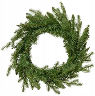Wieniec świąteczny Zielony stroik na drzwi 10x50cm dekoracyjny - Ozdoby bożonarodzeniowe - miniaturka - grafika 1