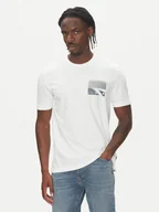 Koszulki męskie - BOSS T-Shirt Te_Container 50546920 Biały Regular Fit - miniaturka - grafika 1