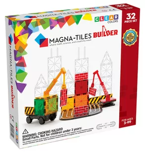 klocki magnetyczne Builder 32 elementy Magna Tiles - Klocki - miniaturka - grafika 1