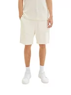 Spodenki damskie - TOM TAILOR Denim Męskie bermudy dresowe szorty 1035679, 12906 - Wool White, S - miniaturka - grafika 1