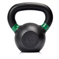 Kettlebell - Hantel Meteor Kettle Bell Żeliwny 8kg czarny matt - miniaturka - grafika 1