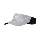 Czapki męskie - Daszek do biegania Buff Go Visor Jaru Light Grey - miniaturka - grafika 1