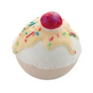 Kosmetyki do kąpieli - Bomb Cosmetics Cherry Bathewell Bath Blaster musująca kula do kąpieli 160g - miniaturka - grafika 1