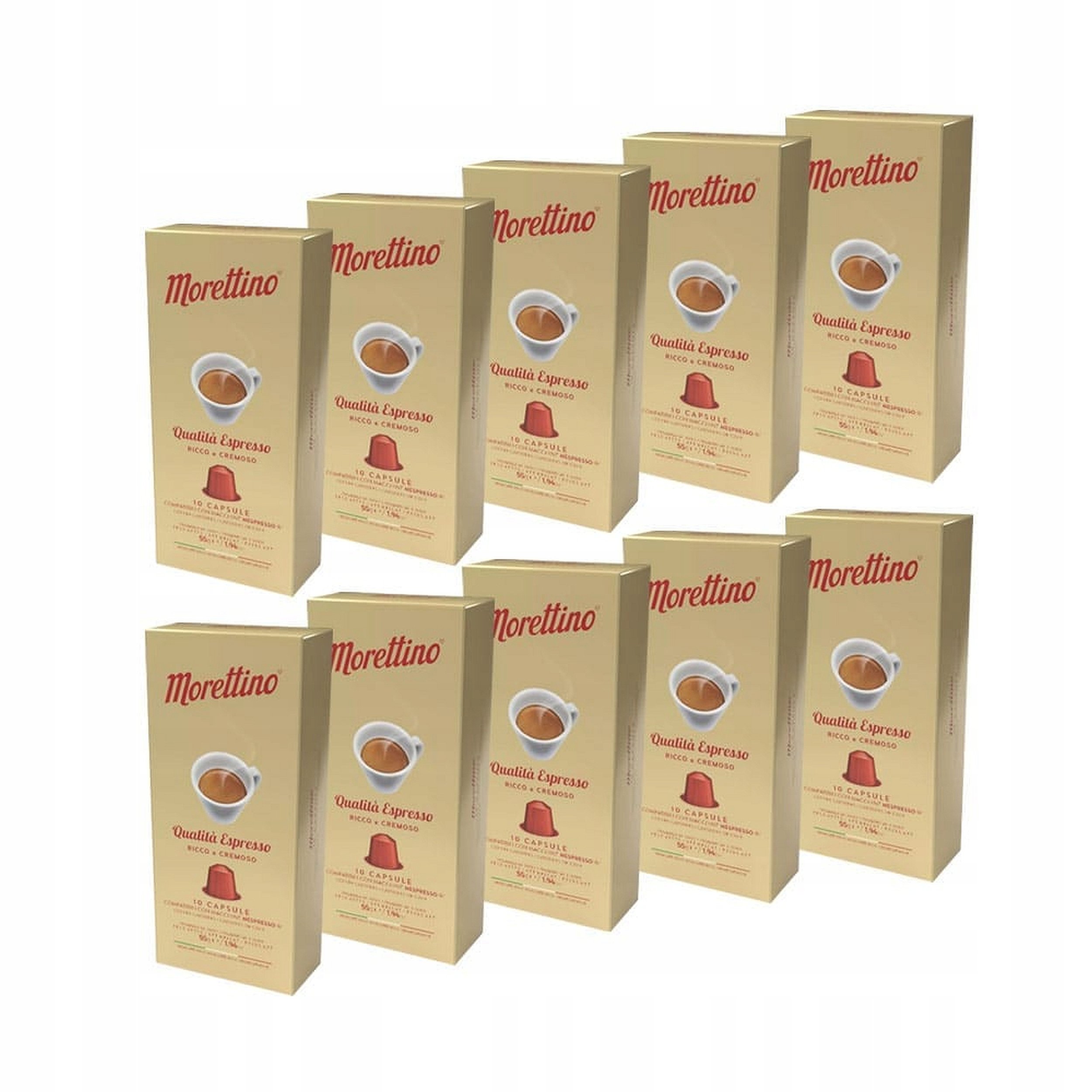 Kapsułki do Nespresso 100szt. kawa Morettino Qualita Espresso