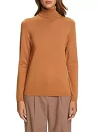 Swetry damskie - ESPRIT Sweter damski, 235/karmel, XXL - miniaturka - grafika 1