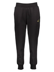 Puma Spodnie dresowe "Essentials+" w kolorze czarnym - Spodnie sportowe damskie - miniaturka - grafika 1