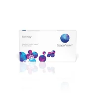 Soczewki kontaktowe - Biofinity, soczewki miesięczne -0.75 krzywizna 8,6, 6 szt. - miniaturka - grafika 1
