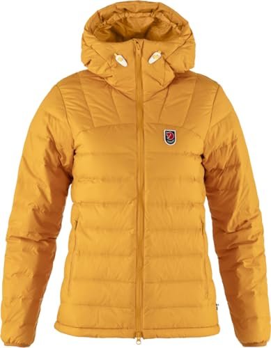 FJALLRAVEN 86122-161 pakiet rozszerzeń bluza z kapturem w długi sweter damski Mustard żółty, rozmiar XS