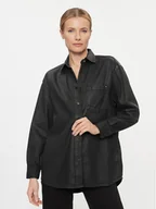 Koszule damskie - Pepe Jeans Koszula jeansowa Alix PL304729 Czarny Oversize - miniaturka - grafika 1