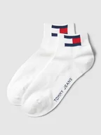 Skarpetki męskie - Krótkie skarpety z nadrukiem z logo w zestawie 2 szt. - miniaturka - grafika 1
