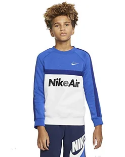 Nike Nsw Crew bluza chłopięca niebieski Game Royal/White/Deep Royal Bl M - Bluzy dla chłopców - miniaturka - grafika 1