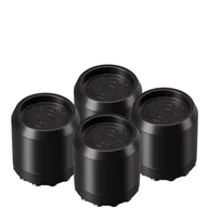 Meble modułowe i akcesoria - Antywibracyjne Podkładki pod Meble z Przyssawkami Czarne 4 sztuki - miniaturka - grafika 1