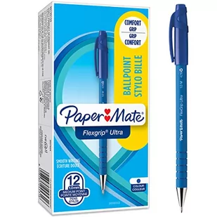Paper Mate Flexgrip Ultra Stick M 12 szt niebieski S0190153 - Długopisy - miniaturka - grafika 1