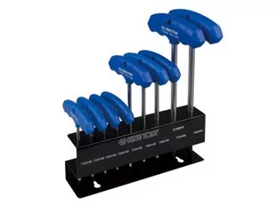 KING TONY Zestaw imbusów z uchwytem T 1153, TORX T10-T50 - Zestawy narzędziowe - miniaturka - grafika 1