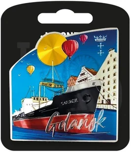 Magnes I love Poland Gdańsk ILP-MAG-A-GD-32 - gadżet - Magnesy - miniaturka - grafika 1