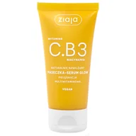 Maseczki do twarzy - Ziaja Witamina C.B3 Niacynamid Naturalnie Nawilżamy, maseczka-serum glow, 50 ml - miniaturka - grafika 1