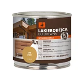 Farby i impregnaty do drewna - DRAGON Lakierobejca do drewna szybkoschnąca 200 ml dąb jasny - miniaturka - grafika 1