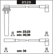 Kable wysokiego napięcia - Przewody Zaplonowe 8520 - miniaturka - grafika 1