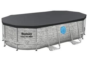BESTWAY Power Steel Swim Vista z oknem 427x250x100 14x8FT 7w1 - Baseny ogrodowe - miniaturka - grafika 1