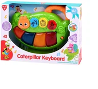 Zabawki kreatywne - PLAYGO INFANT &TODDLER musical toy Caterpillar Keyboard, 1340 - miniaturka - grafika 1