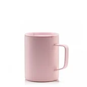 Kubki termiczne - Kubek termiczny na kawę z pokrywką Mizu Coffee Mug 400ml soft pink - miniaturka - grafika 1