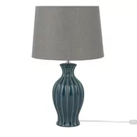 Lampy stojące - Beliani Lampa stołowa ciemnozielona 59 cm SAMINA - miniaturka - grafika 1