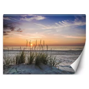 Fototapeta, Zachodzące słońce na plaży (Rozmiar 150x105) - Fototapety - miniaturka - grafika 1