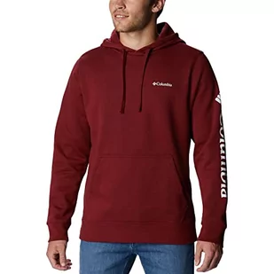 Columbia Męska bluza z kapturem Trek, Czerwony jaspis / Csc Sleeve Logo, L - Bluzy męskie - miniaturka - grafika 1