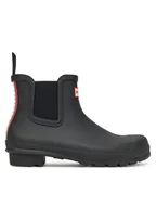 Kalosze damskie - Hunter Kalosze WFS2354RMA Czarny - miniaturka - grafika 1