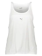 Koszulki i topy damskie - Puma Top "Run" w kolorze białym - miniaturka - grafika 1