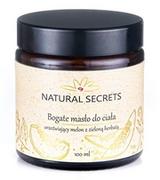 Balsamy i kremy do ciała - Natural secrets Natural Secrets Bogate Masło Do Ciała Orzeźwiający Melon Z Zieloną Herbatą 100ml 6F94-7837F - miniaturka - grafika 1