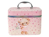 Kosmetyczki, organizery i kuferki - Adar Kuferek M z lusterkiem na zamek 21x14x11,5cm - miniaturka - grafika 1