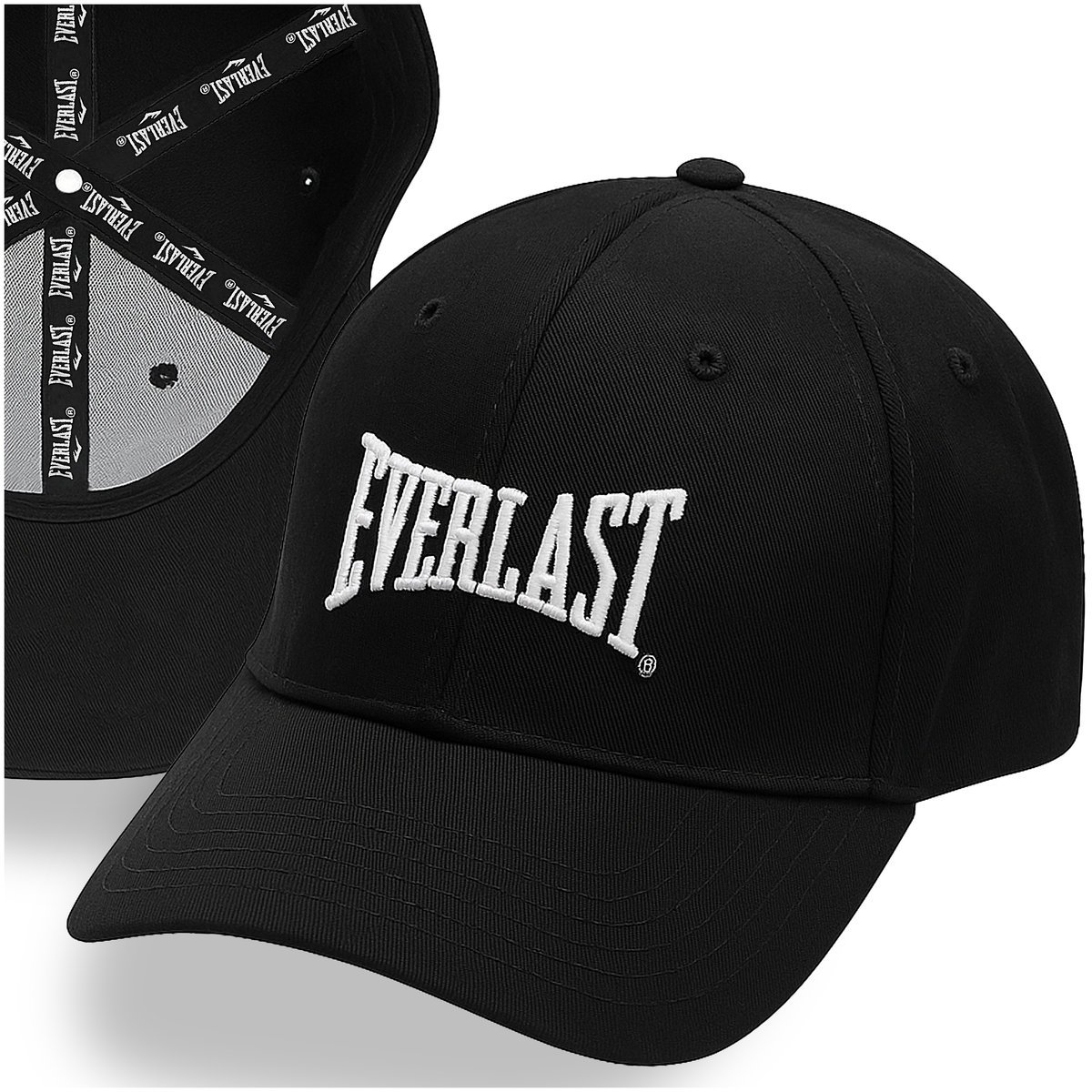 Everlast Czapka z Daszkiem Bawełna Logo Rozmiar Uniwersalny Regulowany