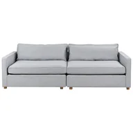 Sofy i kanapy - Sofa 3-osobowa szara VINSTRA - miniaturka - grafika 1